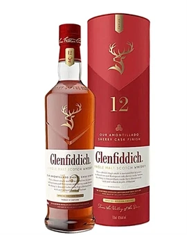 Flaske Glenfiddich 12 år Amontillado Sherry Cask Finish